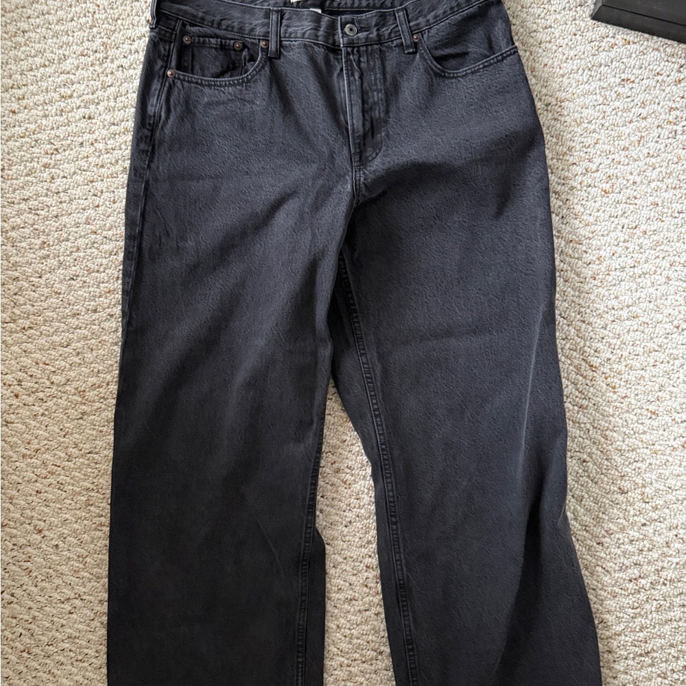 Abercrombie Curve Love Ultra Loose Low Rise Jeans Size 29